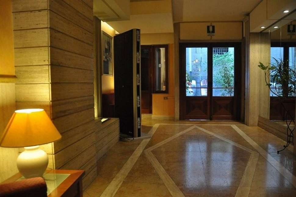 Een foto van het interieur van Hotel Posta