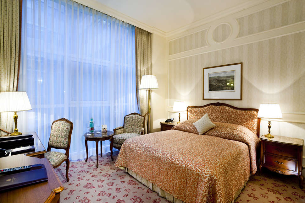 Een foto van een overzicht van Grand Hotel Wien