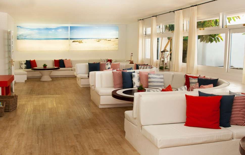 Een foto van het interieur van Appartementen Panorama