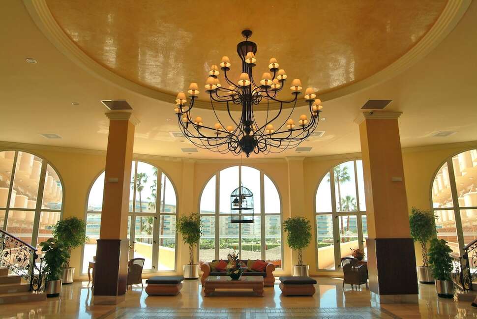 Een foto van het interieur van Ohtels La Hacienda