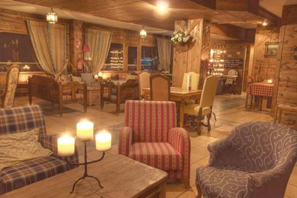 Een foto van het interieur van Les Balcons de Belle Plagne