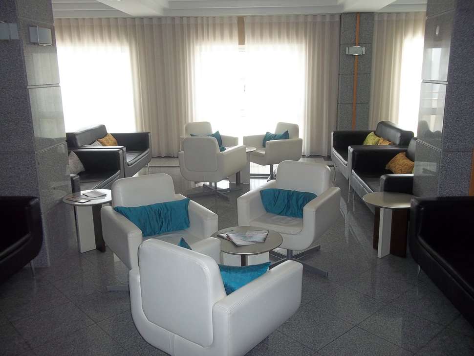 Een foto van het interieur van Paladim & Alagoa Mar Hotels