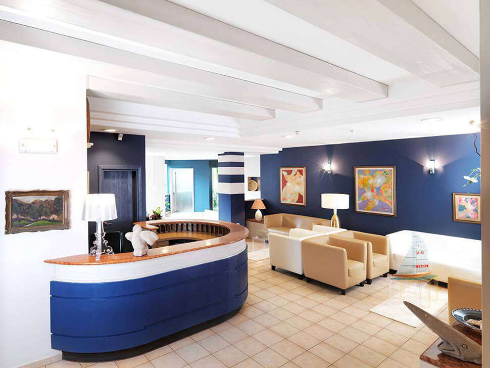 Een foto van het interieur van Hotel Riviera Castelsardo