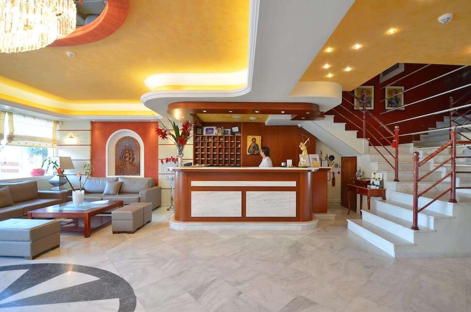 Een foto van het interieur van Evilion Sea & Sun Hotel