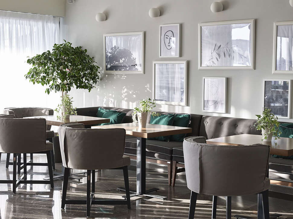 Een foto van het interieur van Hotel Cactus