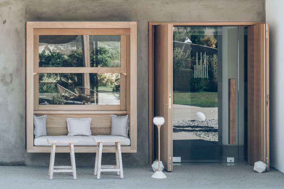 Ein Foto von der Außenansicht des Zante Maris Suites
