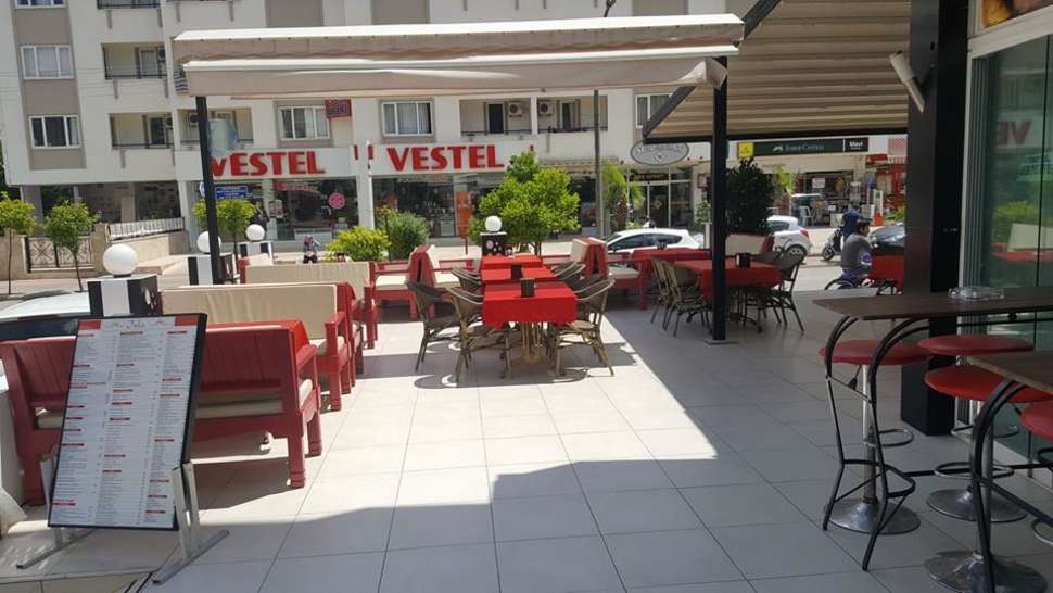 Ein Foto von der Terrasse im Isla Apart