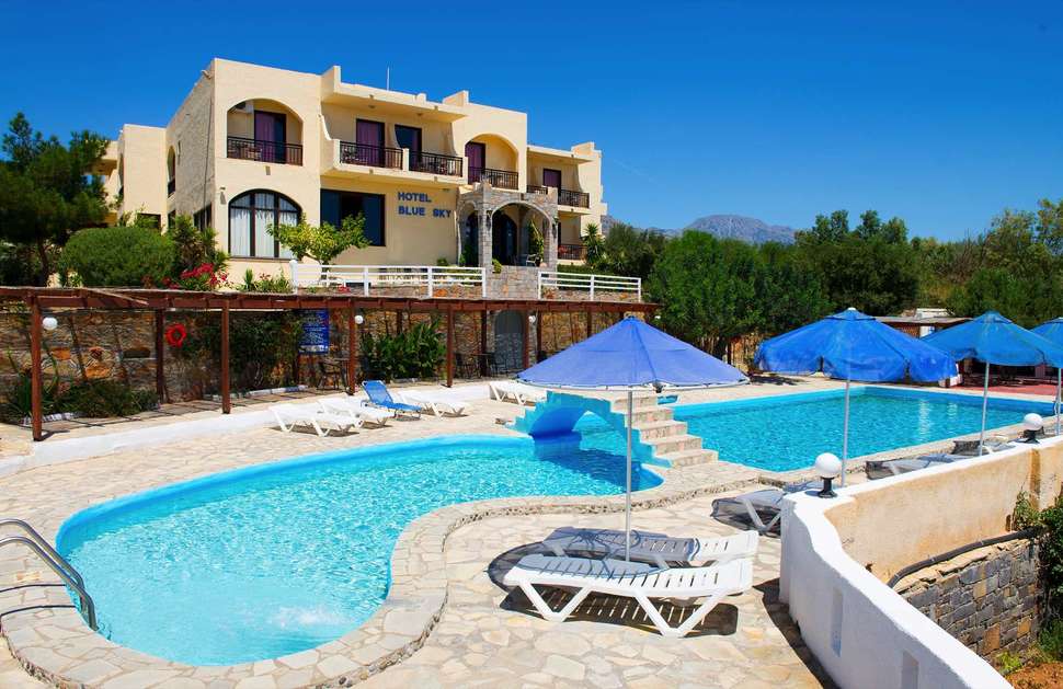 Een foto van een overzicht van Blue Sky Ierapetra