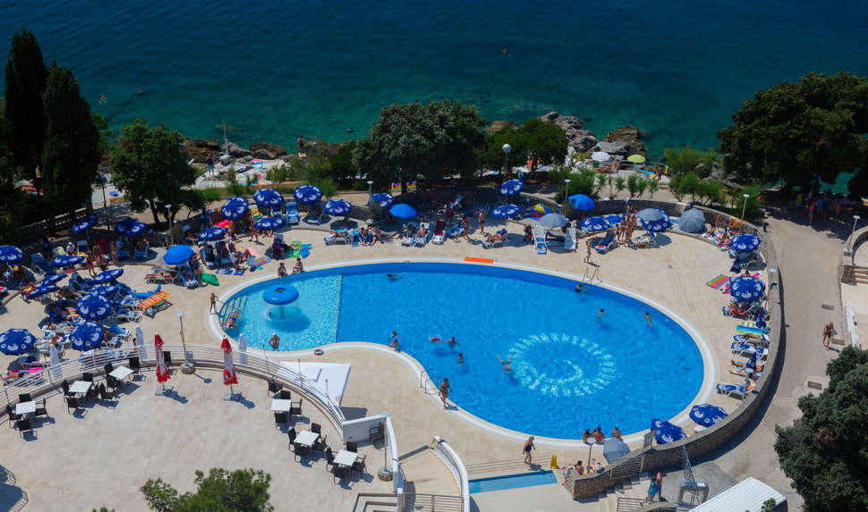 Een foto van het zwembad bij Hotel Drazica