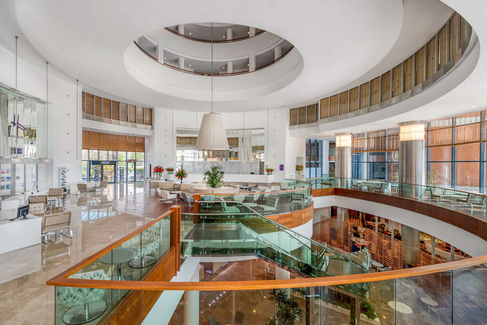 Een foto van het interieur van Hotel Baia Lara