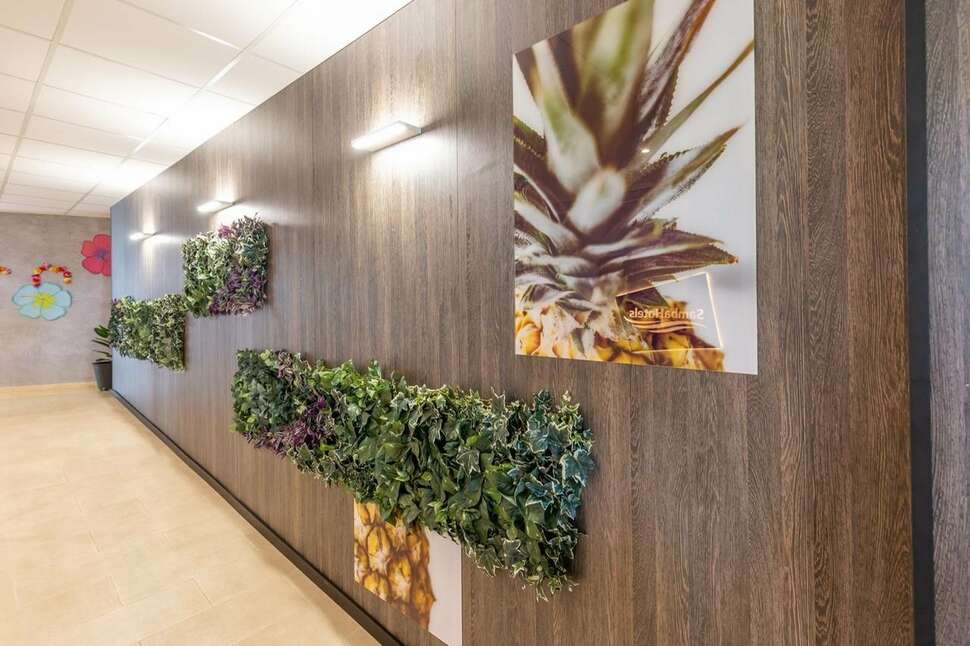 Een foto van het interieur van Hotel Surf-Mar by Samba Hotels