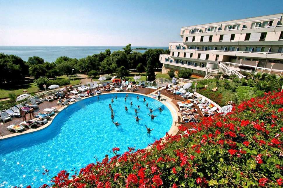 Een foto van het zwembad bij Hotel Delfin Plava Laguna