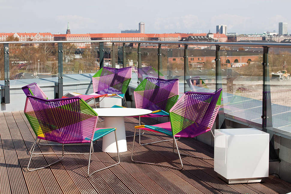 Een foto van het terras bij Vakantiepark Lalandia Rødby