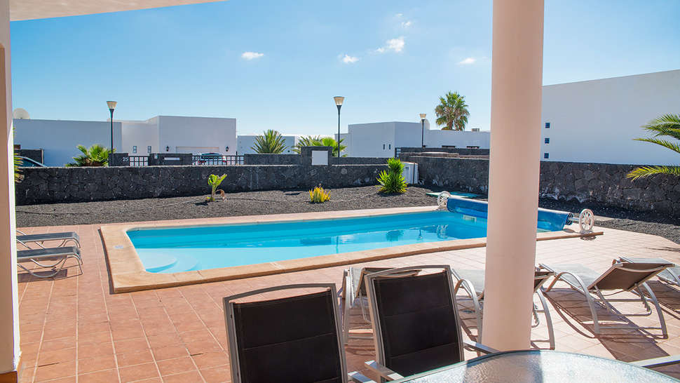 Ein Foto vom Pool im Villas Blancas