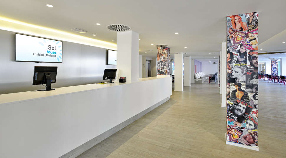 Een foto van het interieur van Sol House Mallorca