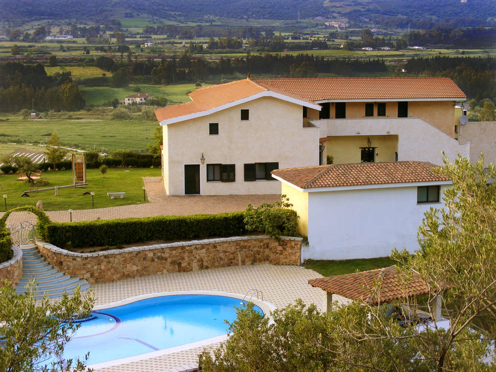 Ein Foto von einer Übersicht des Agriturismo Su Vrau