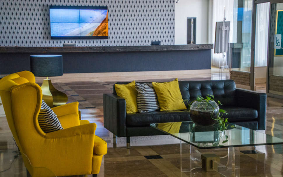 Een foto van het interieur van Luna Hotel da Oura