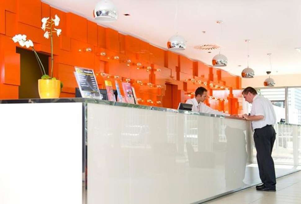 Een foto van het interieur van Expo Tower by Mellow Mood Hotels