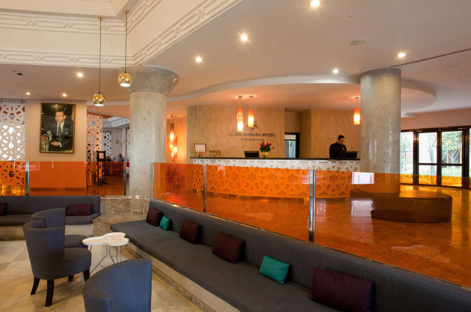Een foto van het interieur van Kenzi Europa Hotel