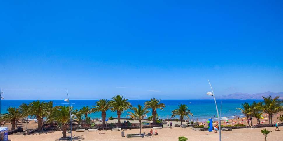 Ein Foto vom Strand beim Rocas Blancas Apartments