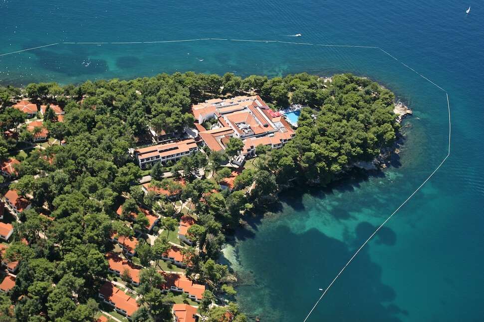Ein Foto von einer Übersicht des Villa Galijot Plava Laguna