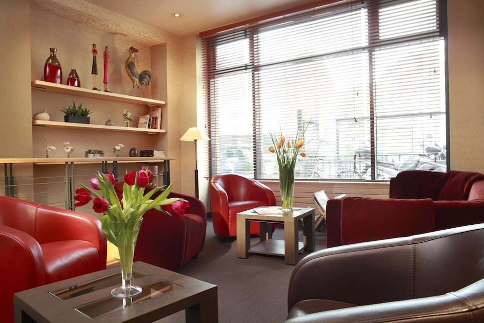 Een foto van de faciliteiten bij Londres et New York Hotel