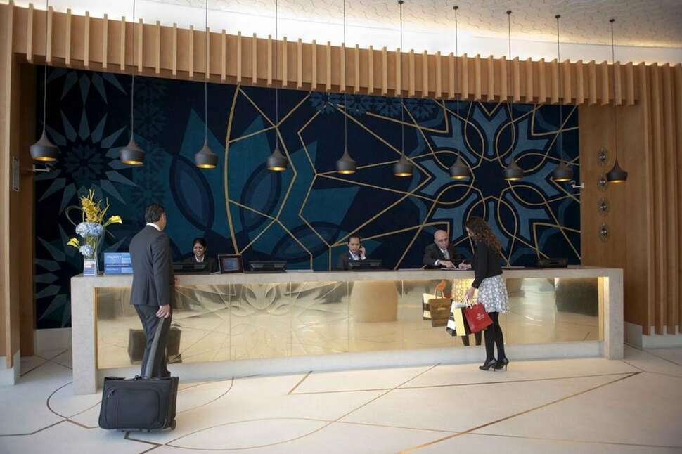 Een foto van het interieur van Crowne Plaza Abu Dhabi Yas Island