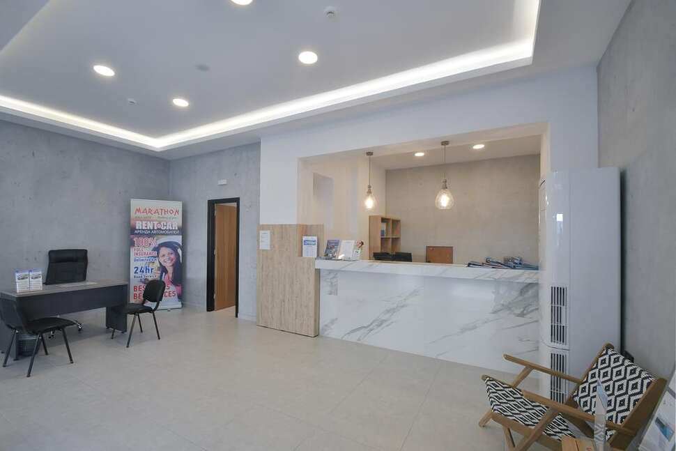 Een foto van het interieur van Evita Bay
