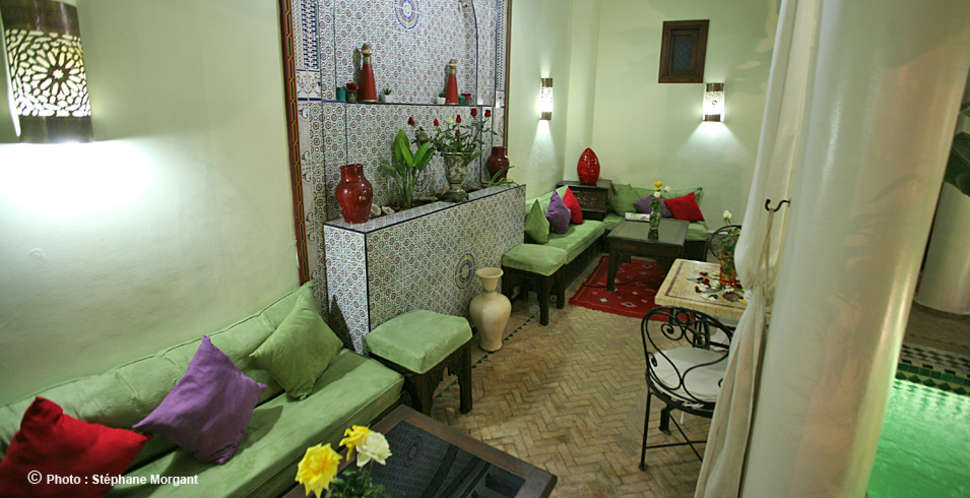 Ein Foto vom Innenbereich im Riad Alida