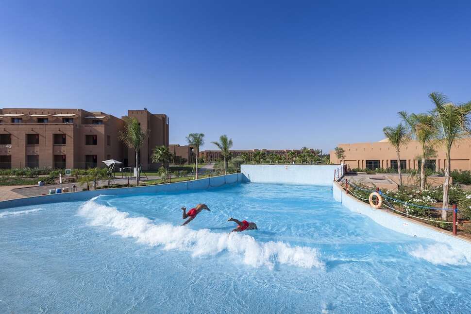 Een foto van het zwembad bij Aqua Mirage Marrakech