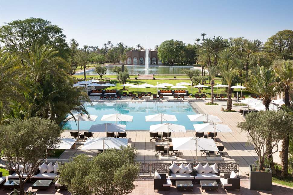 Een foto van een overzicht van Barcelo Palmeraie Oasis Resort