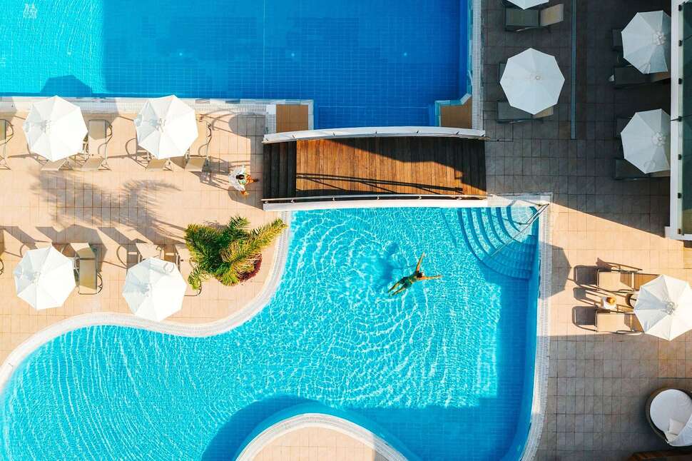 Een foto van het zwembad bij Sofianna Resort & Spa