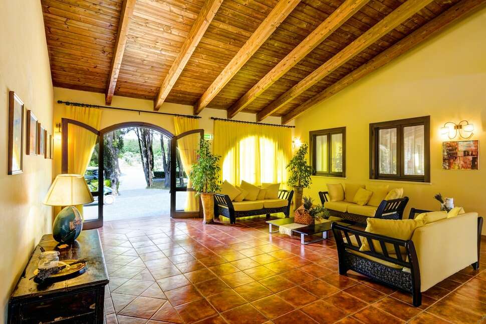 Een foto van het interieur van Pian Dei Mucini Resort