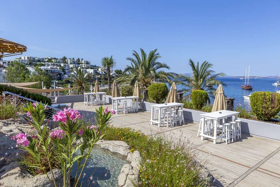 Een foto van het terras bij Diamond of Bodrum