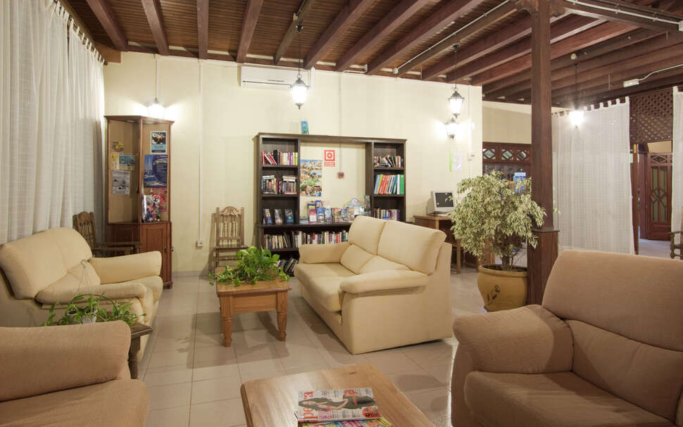 Een foto van het interieur van Bungalows Playa Limones