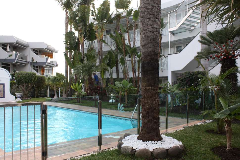 Ein Foto vom Pool im Apartments Taboga