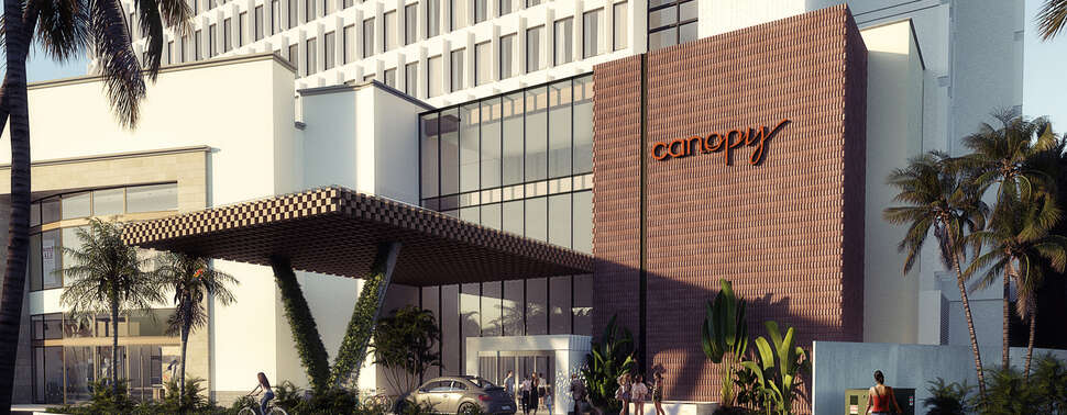 Een foto van de buitenkant van Canopy by Hilton Cancun La Isla