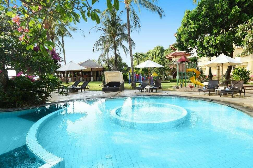 Een foto van het zwembad bij Grand Mirage Resort & Thalasso Bali