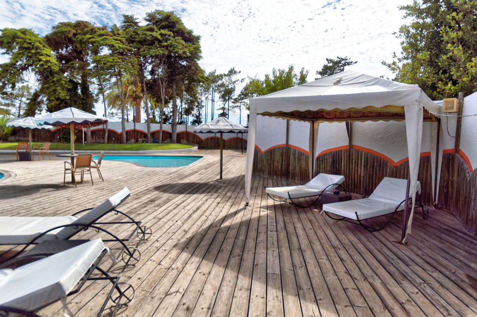 Ein Foto von der Außenansicht des Vale da Telha Hotel