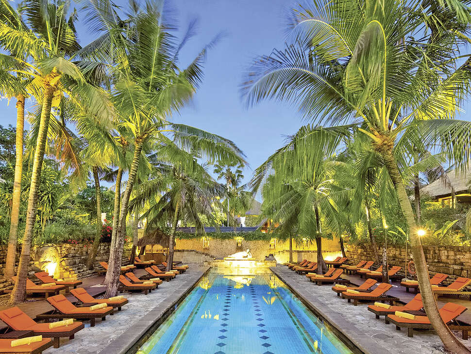 Een foto van het zwembad bij Novotel Bali Benoa