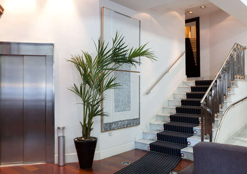 Een foto van het interieur van Hotel Quatro Puerta Del Sol