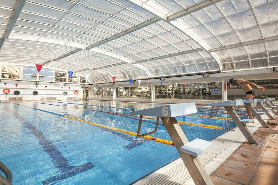 Een foto van het zwembad bij Hotel Evenia Olympic Park