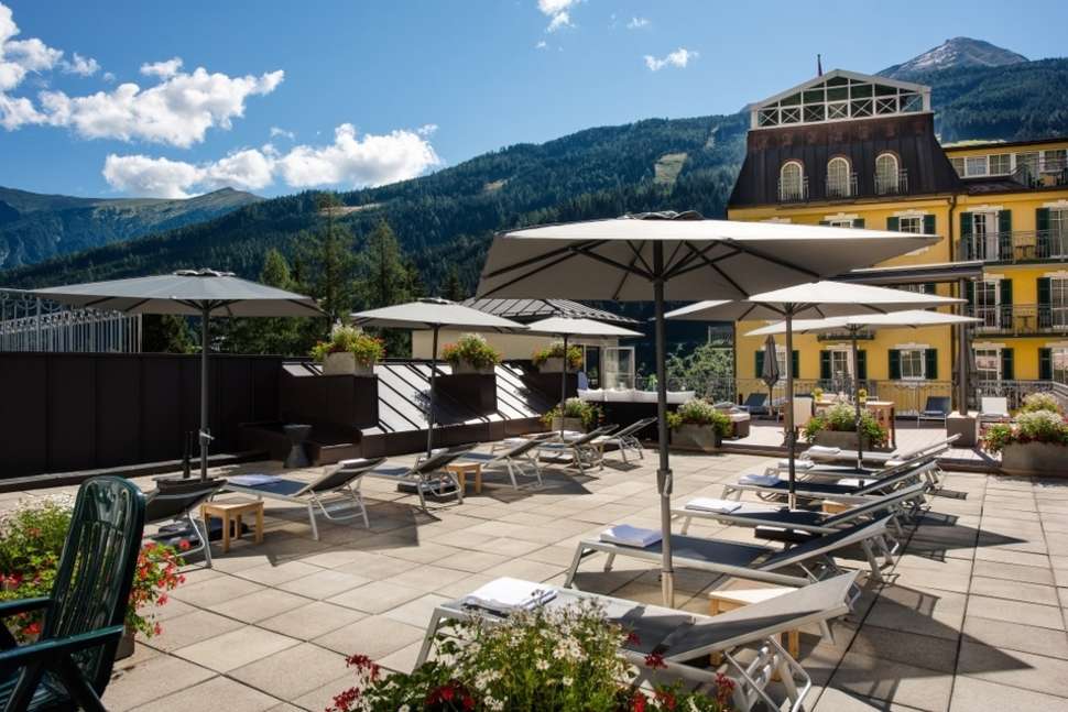 Een foto van het terras bij Mondi-Holiday Bellevue