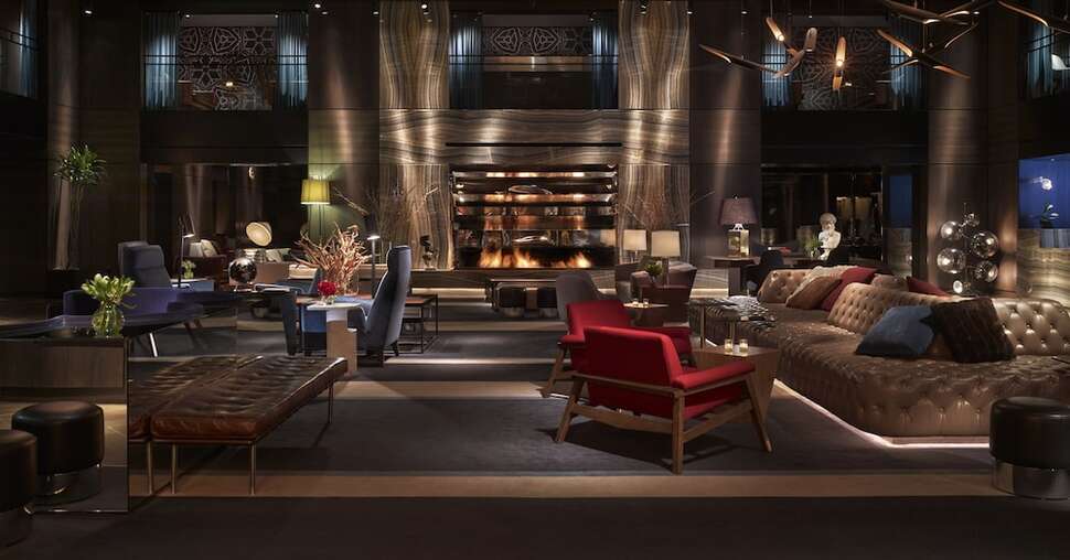 Een foto van het interieur van Paramount Hotel New York