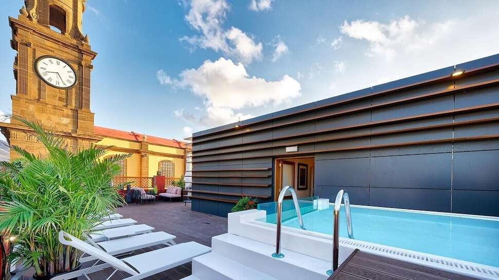 Ein Foto von den Einrichtungen im Agaldar Hotel Emblematico