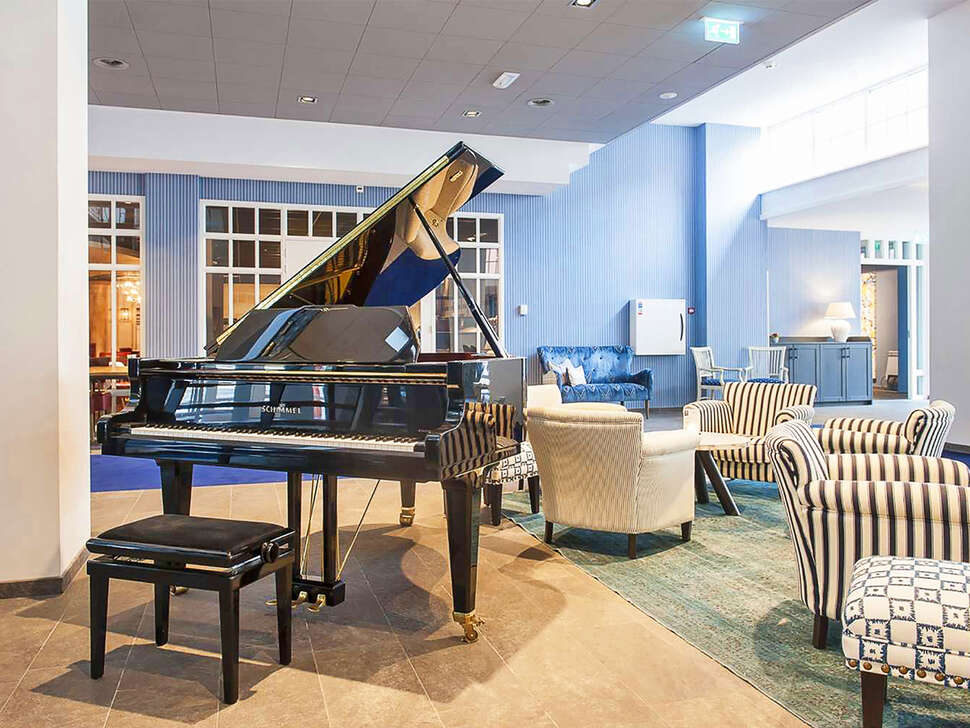 Een foto van het interieur van Grand Hotel Ter Duin