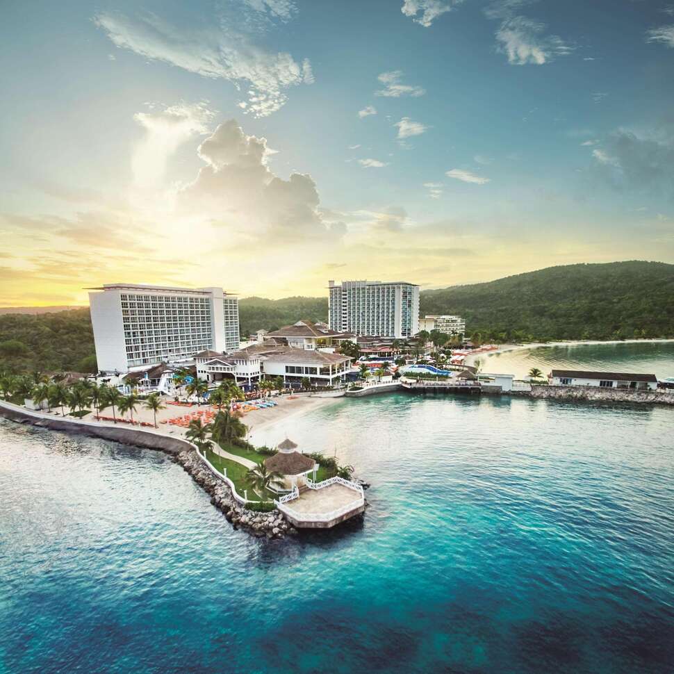 Ein Foto von einer Übersicht des Moon Palace Jamaica