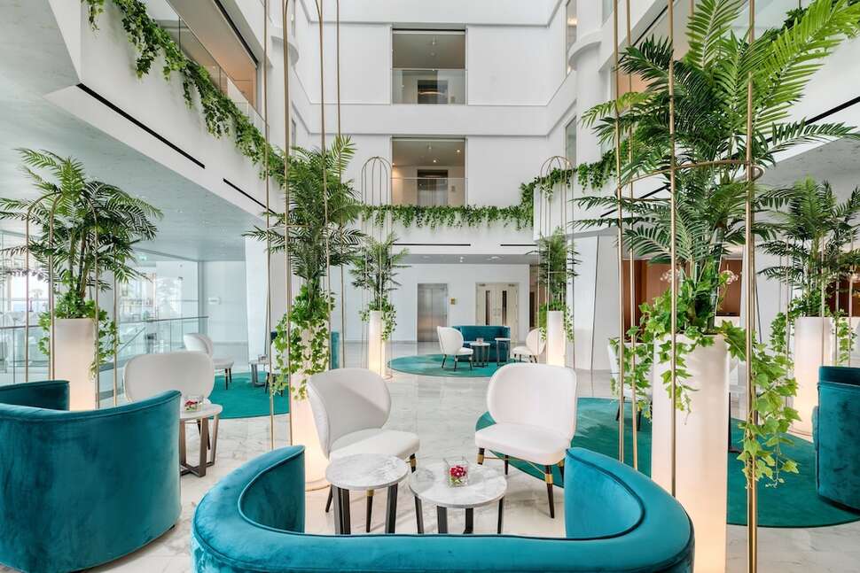 Een foto van het interieur van Ivi Mare Hotel