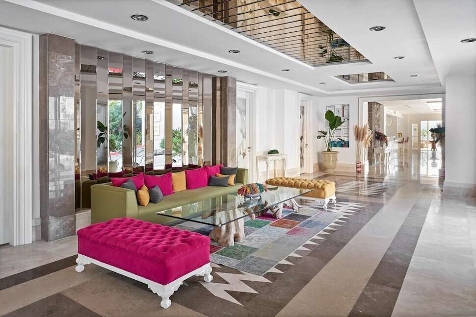 Een foto van het interieur van Agaya Bodrum