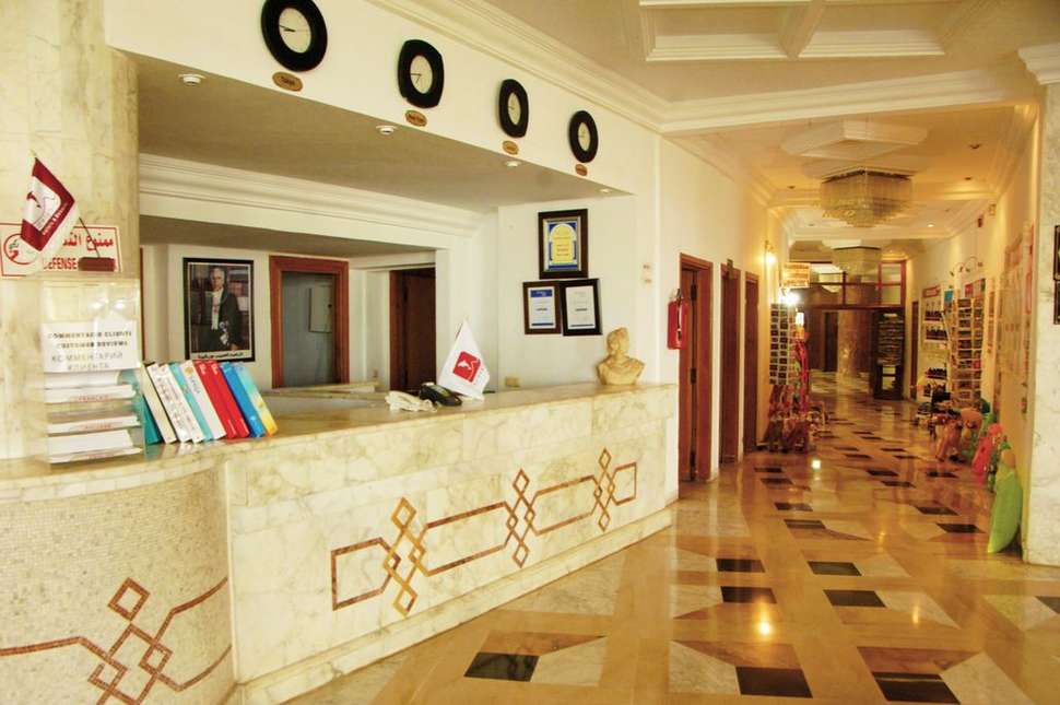 Ein Foto vom Innenbereich im Hotel Delphin El Habib